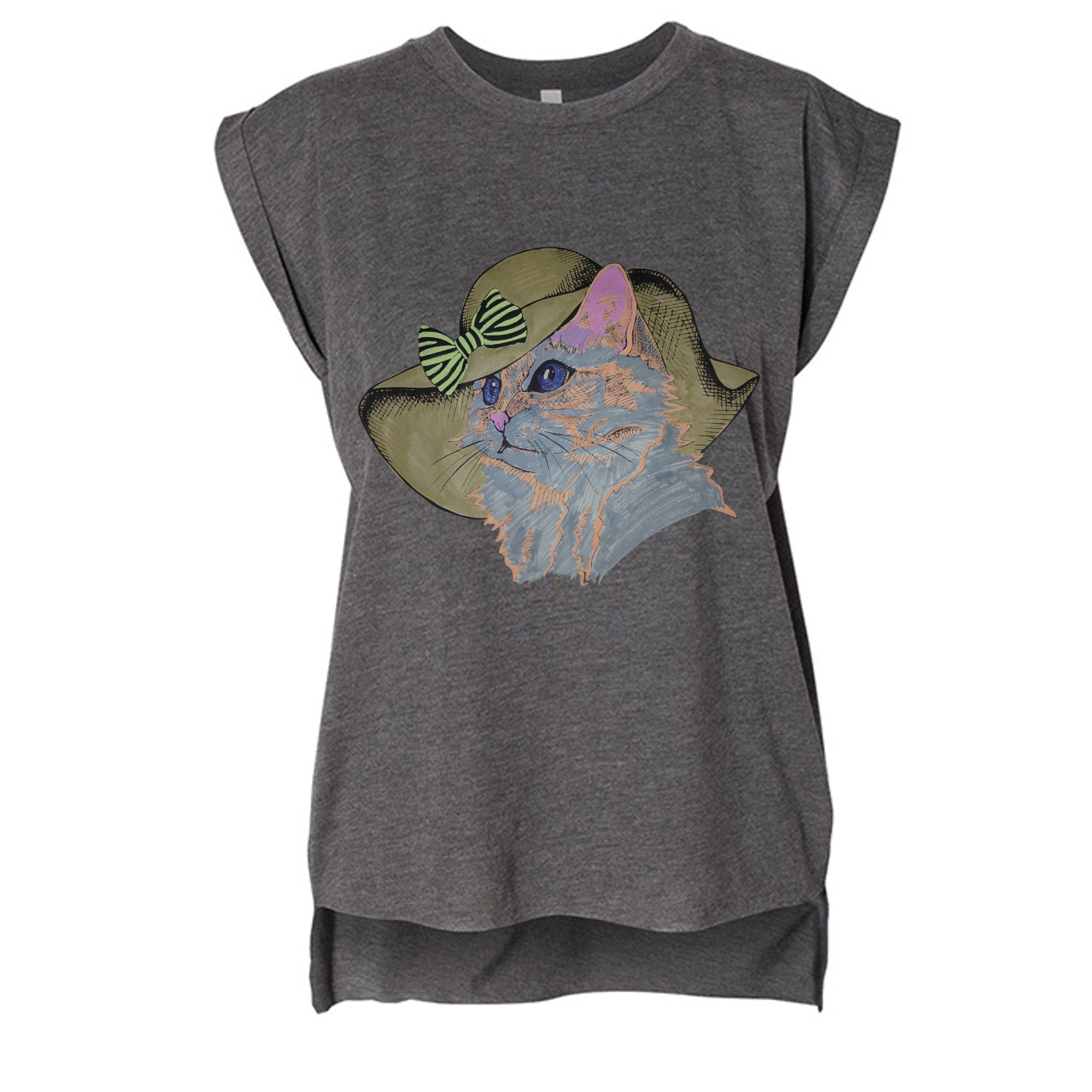 DARK GRY HEATHER - 8804 - FRONT